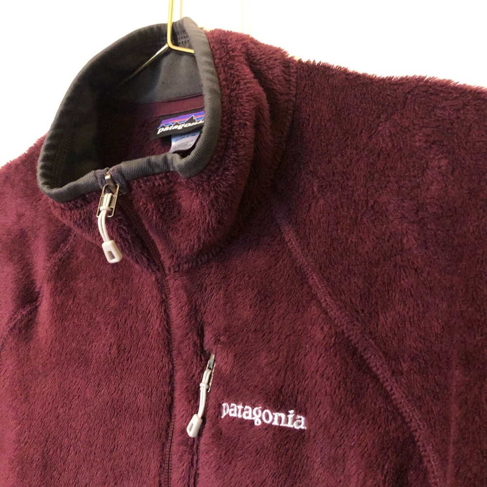 Patagonia Maroon Regulator Zip Up fleece jacket